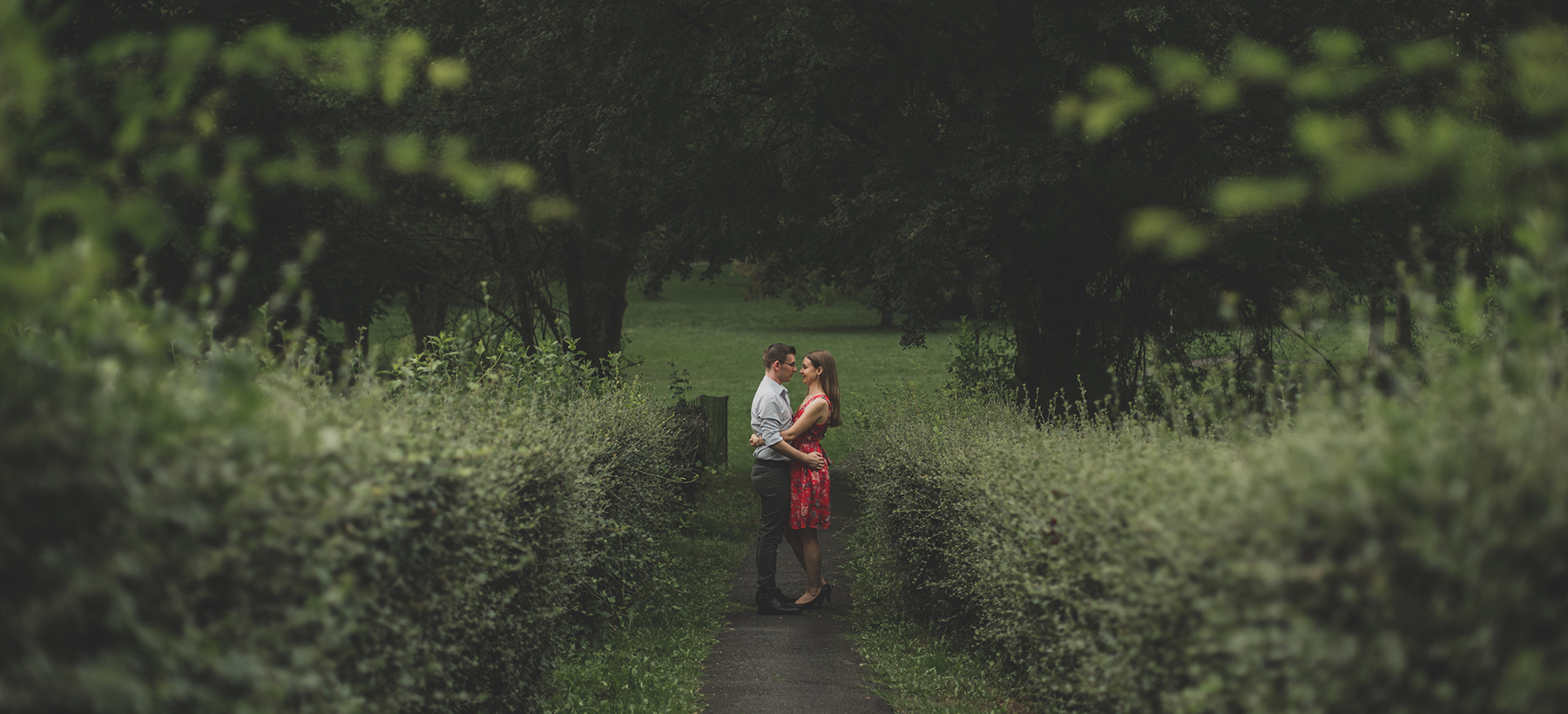 Photo of future bride and groom.